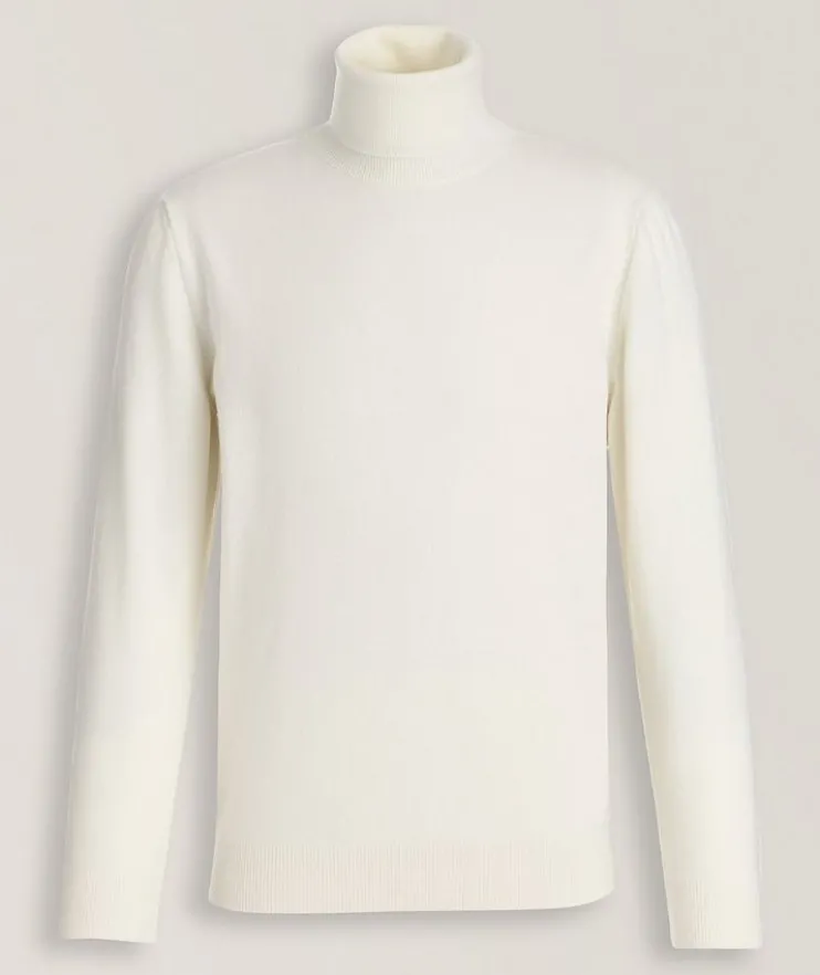 Mélange Cashmere Turtleneck