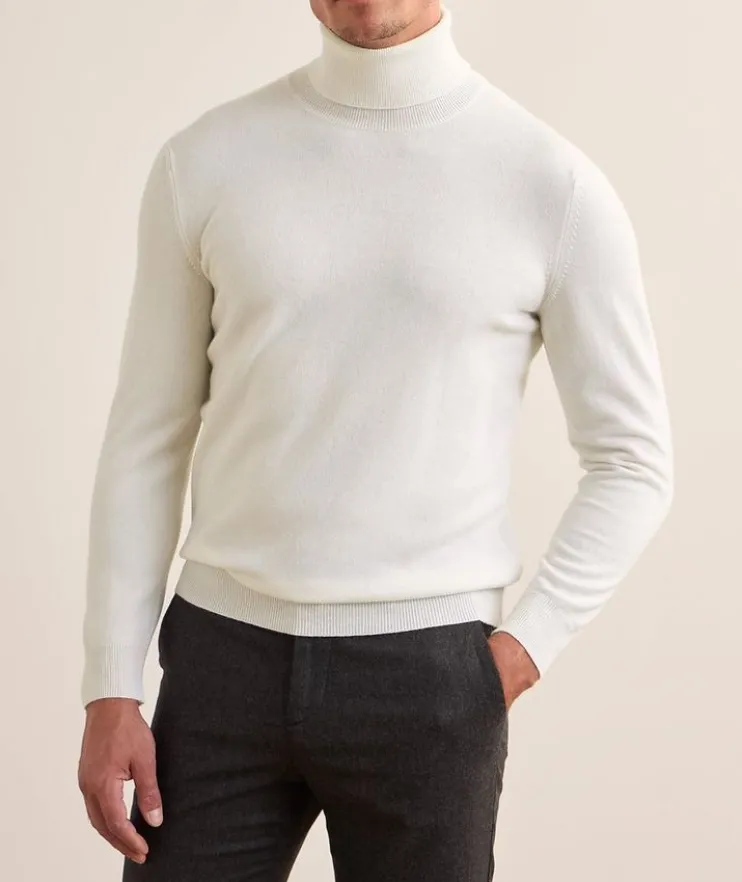 Mélange Cashmere Turtleneck
