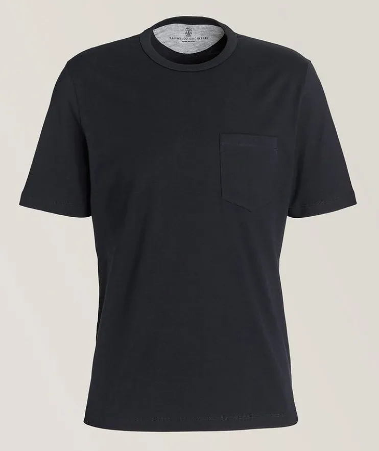 Mélange Cotton T-Shirt