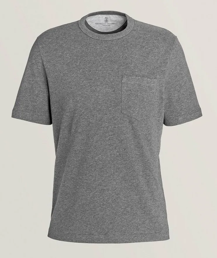 Mélange Cotton T-Shirt