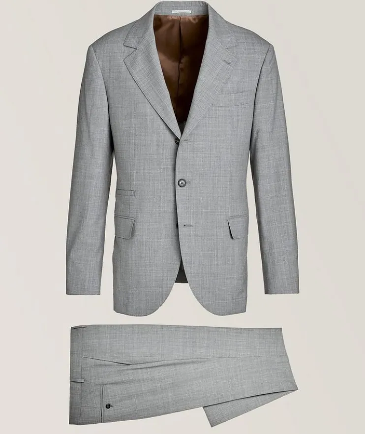 Mélange Light Virgin Wool Suit