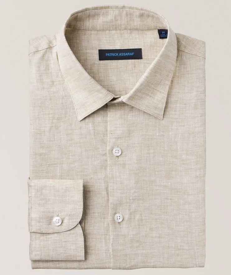 Mélange Linen Shirt