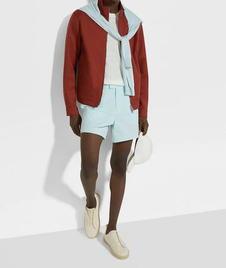 Mélange Silk-Cashmere-Blend Sweater