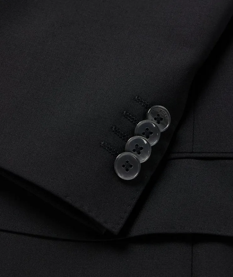 Mélange Wool-Blend Suit