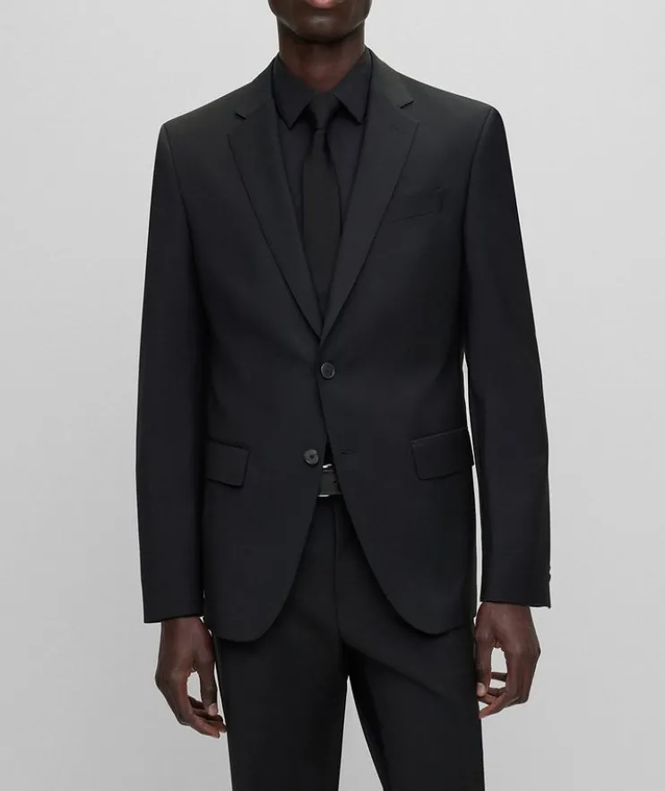 Mélange Wool-Blend Suit