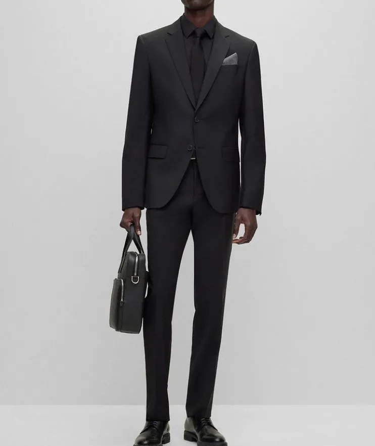 Mélange Wool-Blend Suit