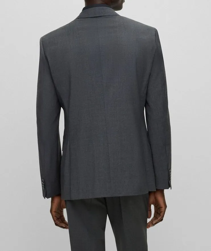 Mélange Wool-Blend Suit