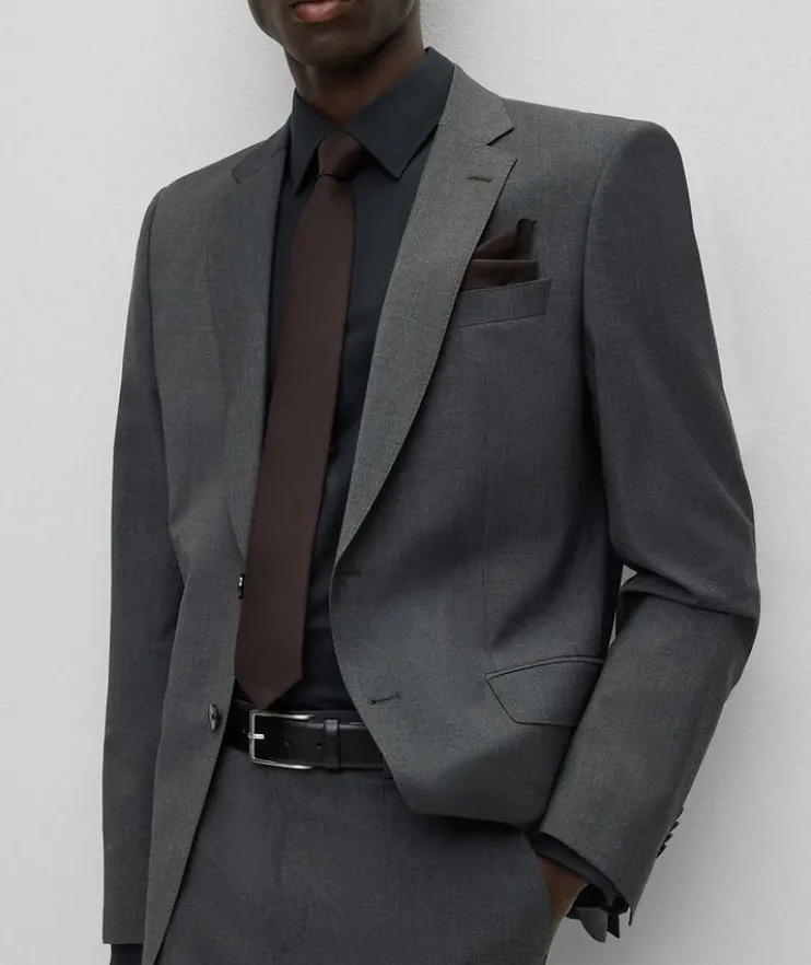 Mélange Wool-Blend Suit