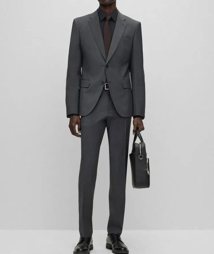 Mélange Wool-Blend Suit