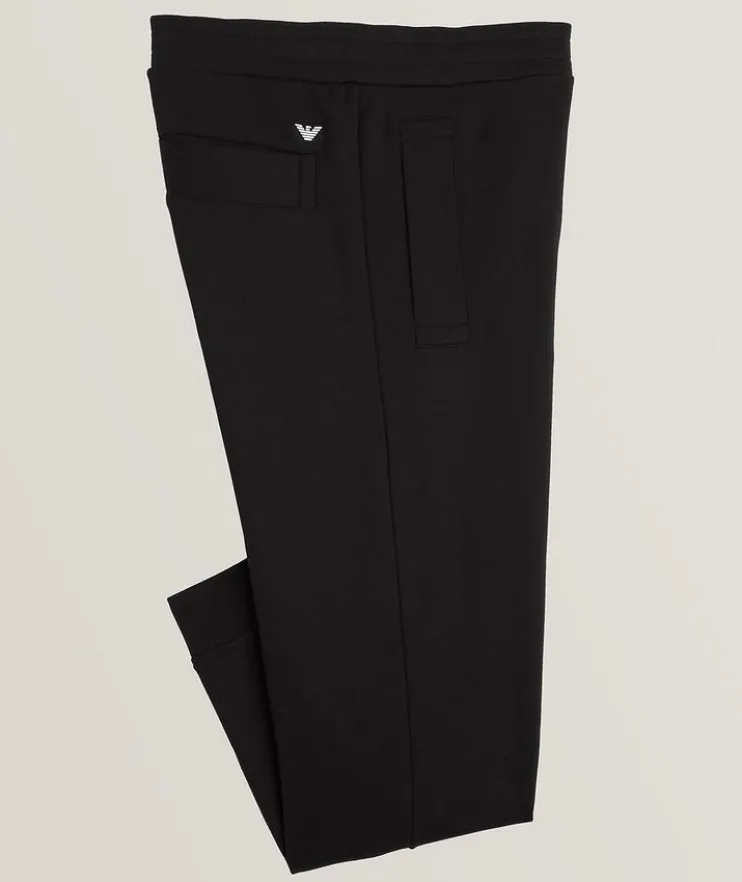 Modal-Cotton Jersey Fleece Joggers