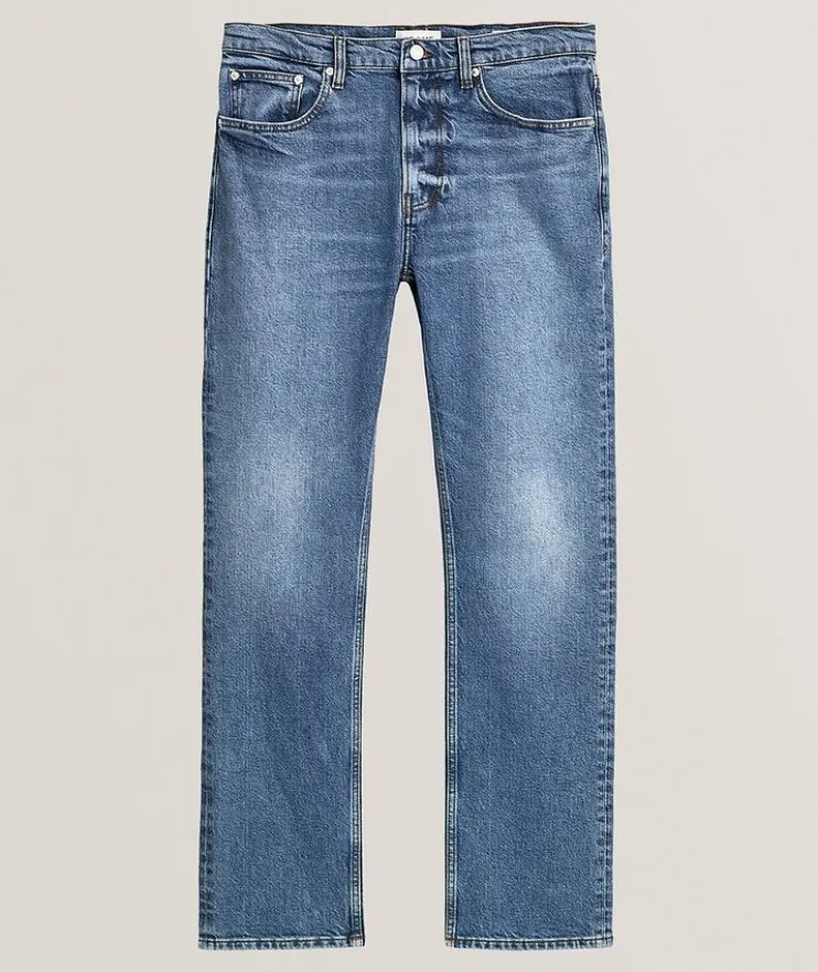 Modern Straight Stretch-Cotton Jeans