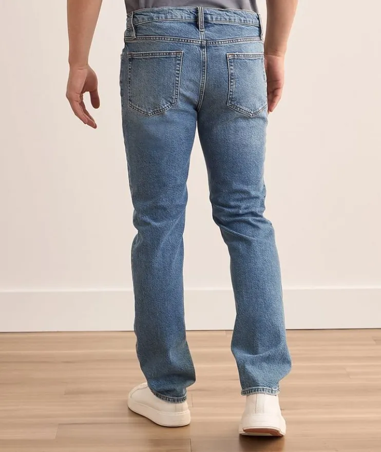 Modern Straight Stretch-Cotton Jeans