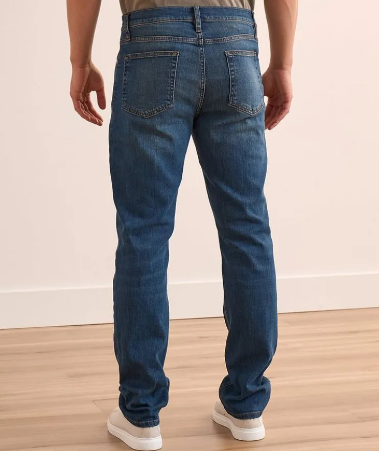 Modern Straight Stretch-Cotton Jeans