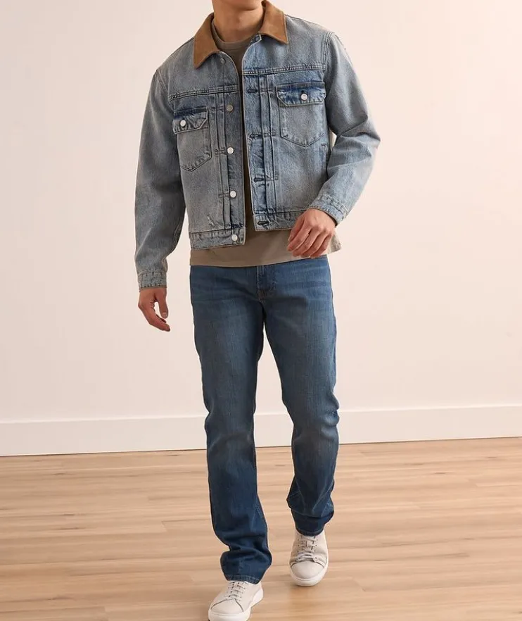 Modern Straight Stretch-Cotton Jeans