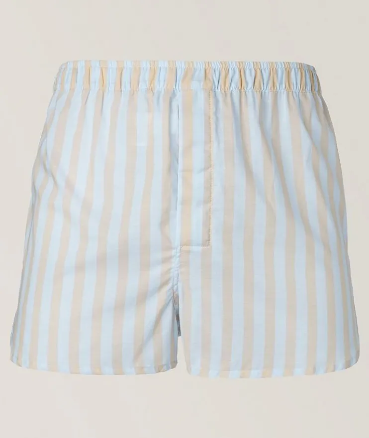 Modern Striped Cotton Boxer