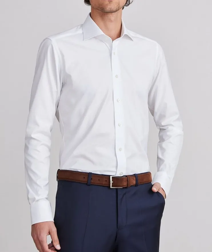 Modern-Fit Harvard Yoga Twill Dress Shirt