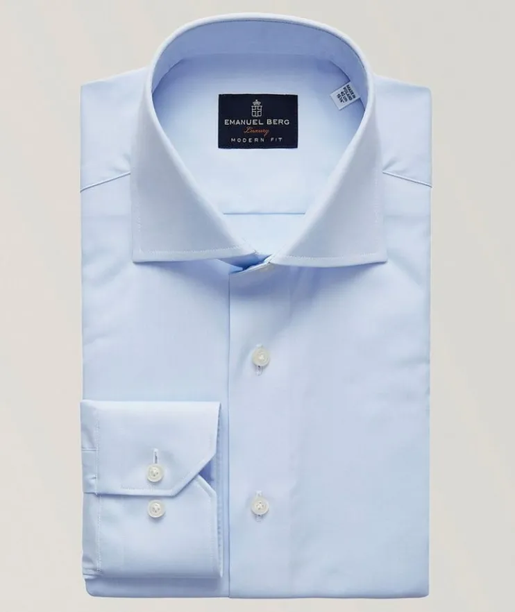 Modern-Fit Harvard Yoga Twill Dress Shirt