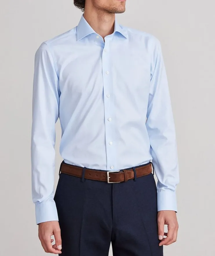 Modern-Fit Harvard Yoga Twill Dress Shirt