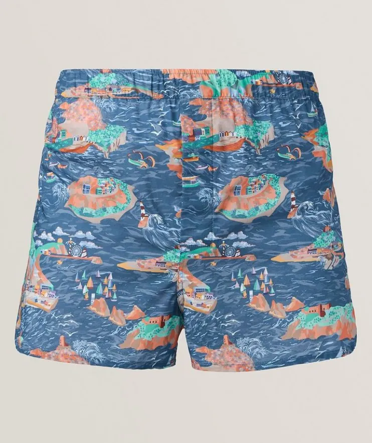Modern-Fit Multi-Island Cotton Boxer