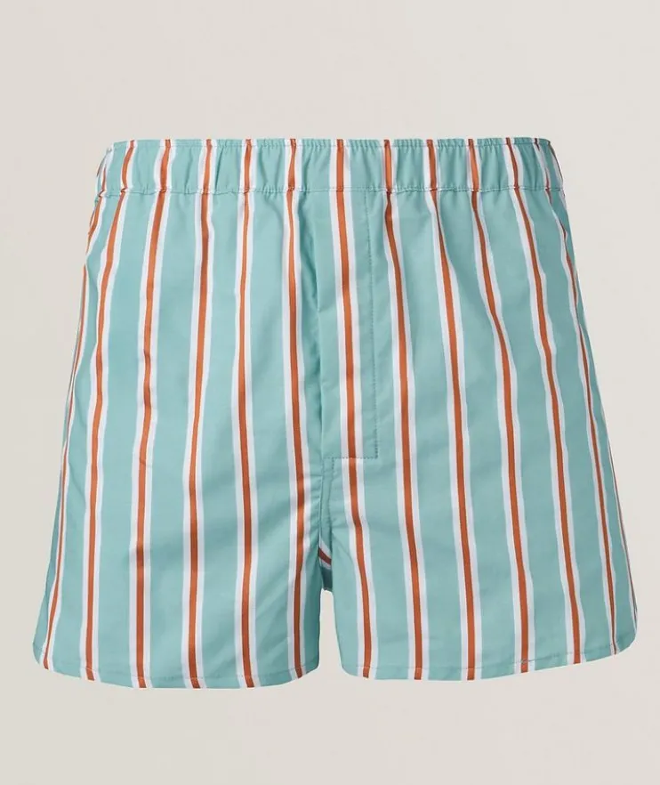 Modern-Fit Stripe Cotton Boxer