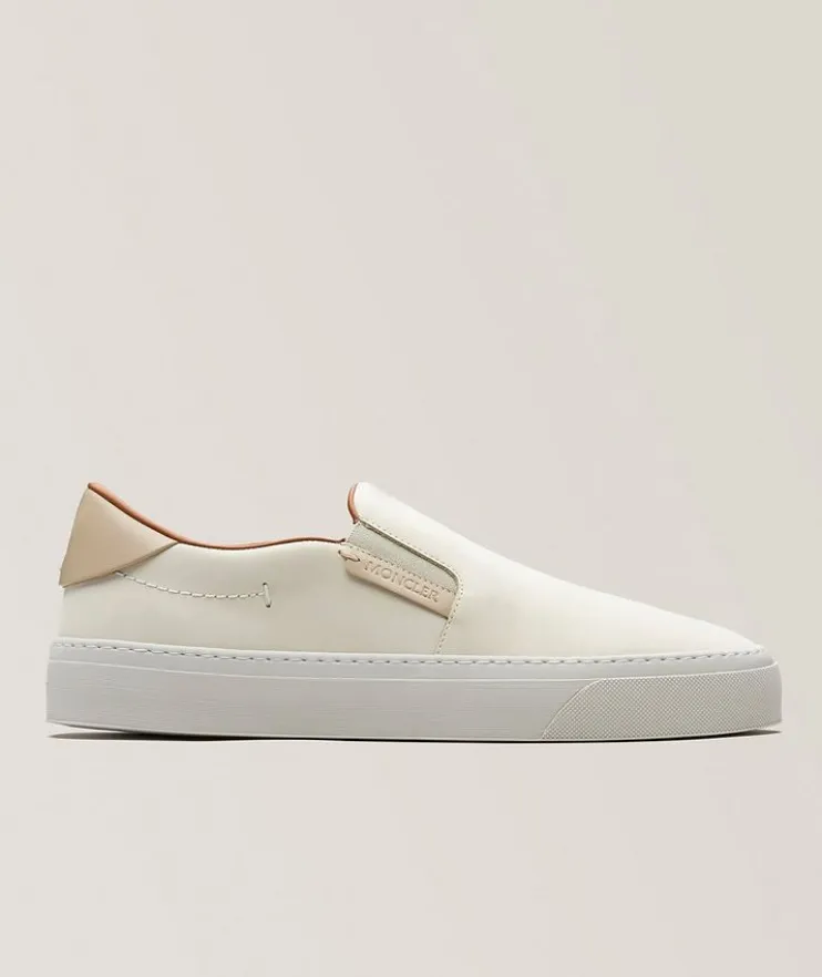 Monclub Leather Slip-On Sneakers