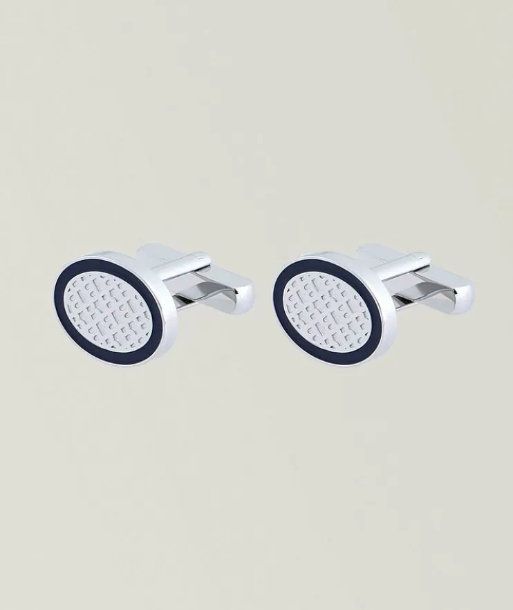 Mono Oval Cufflinks