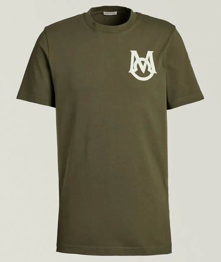 Monogram Cotton Crewneck T-Shirt