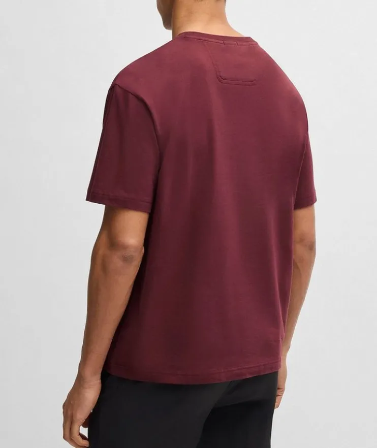 Monogram Stretch-Cotton Crewneck T-Shirt