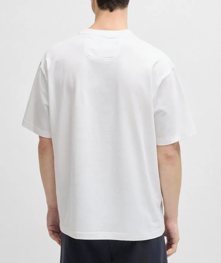 Monogram Stretch-Cotton Crewneck T-Shirt