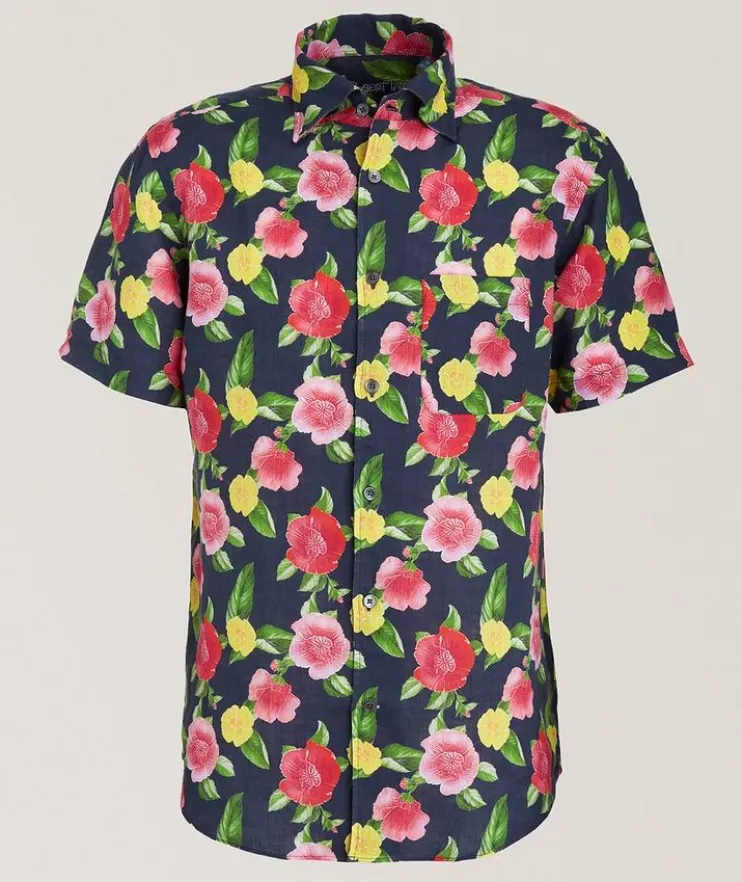 Morgan Floral Print Linen Shirt
