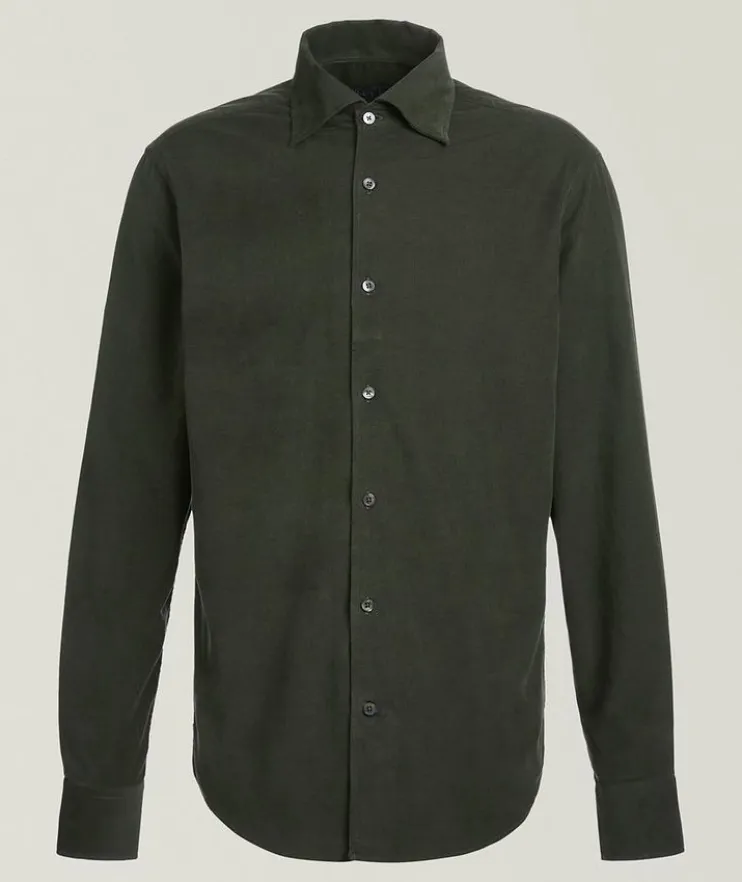 Morgan Micro-Corduroy Cotton Shirt