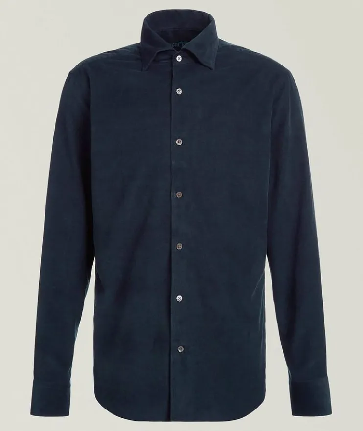 Morgan Micro-Corduroy Cotton Shirt