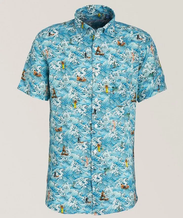 Morgan Waves Linen Shirt