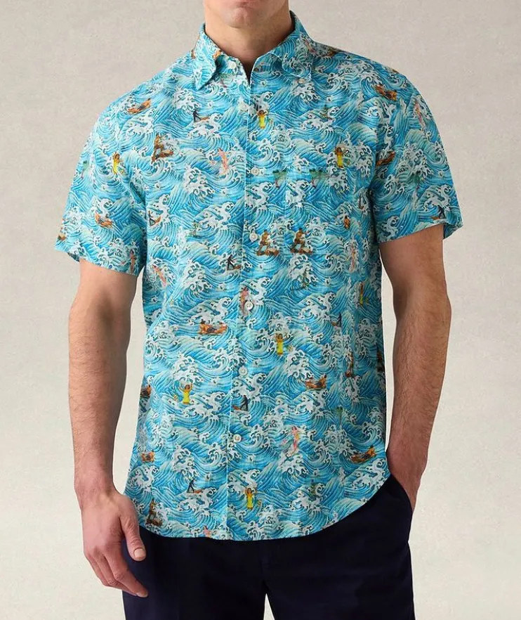 Morgan Waves Linen Shirt