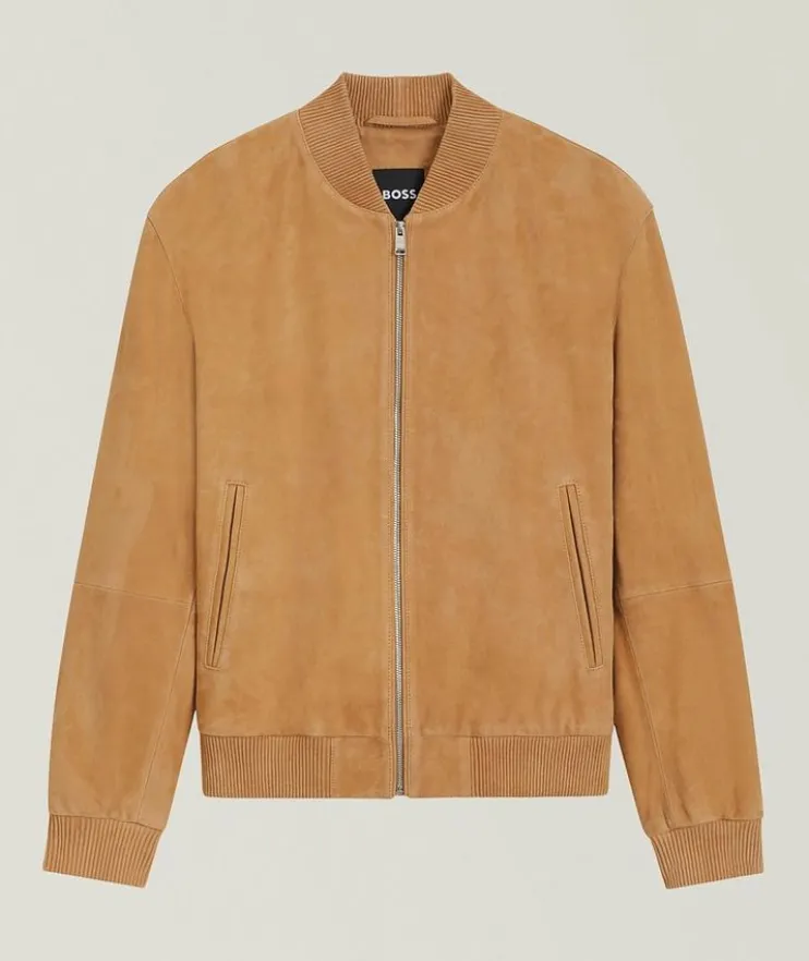 Muller Suede Bomber Jacket