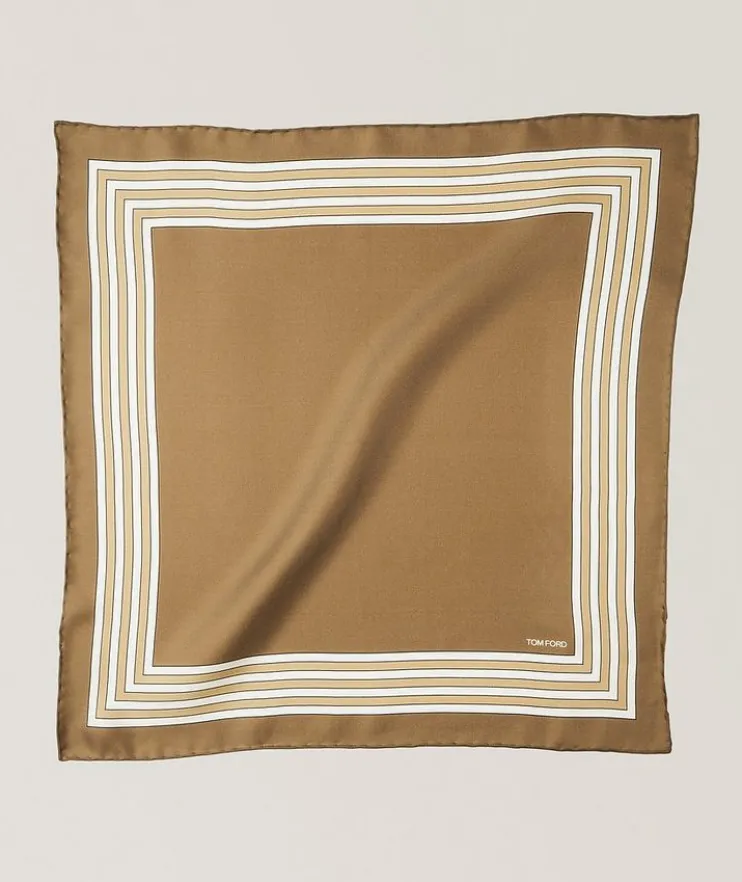 Multi-Frame Silk Pocket Square