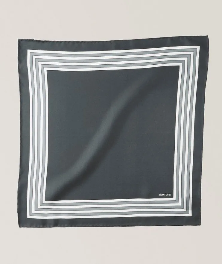 Multi-Frame Silk Pocket Square
