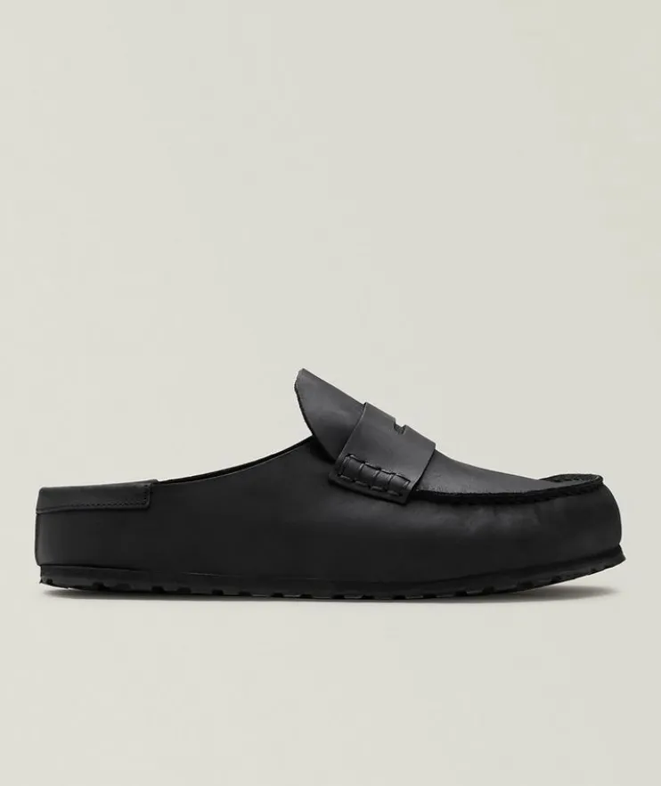 Naples Wrapped Oiled Leather Loafers