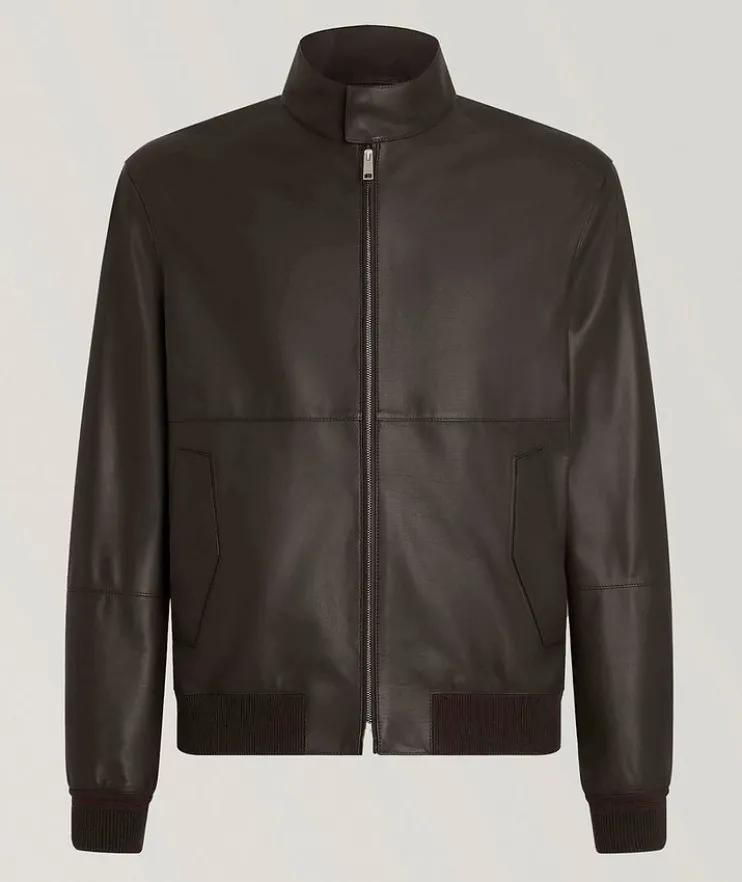 Nappa Leather Bomber