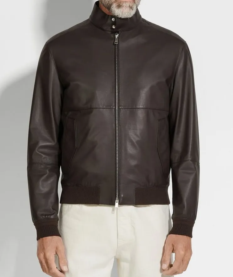 Nappa Leather Bomber