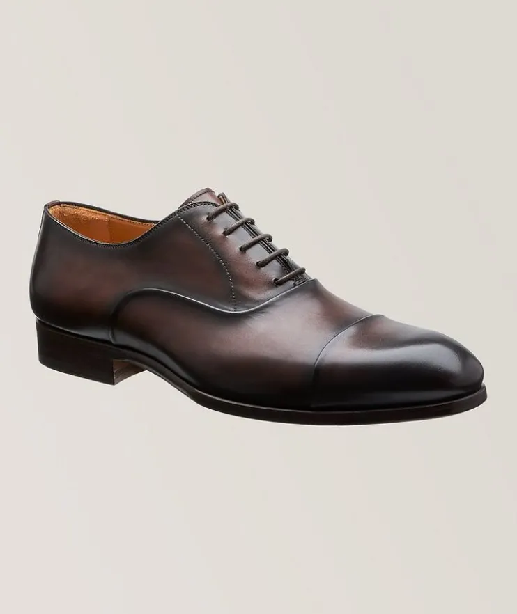 Naxos Burnished Leather Derbies