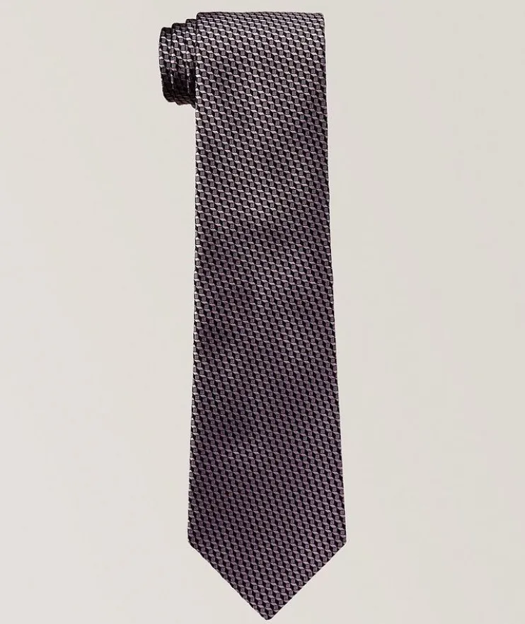 Neat Geometric Silk Tie