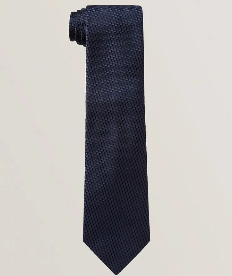 Neat Geometric Silk Tie
