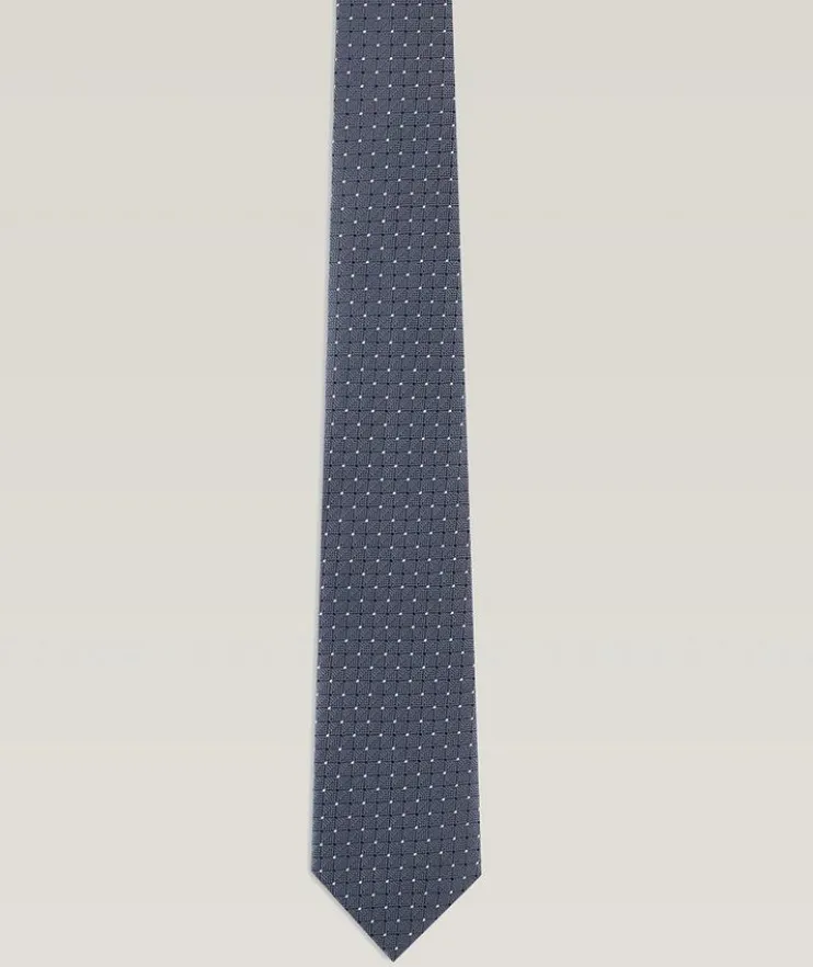 Neat Pattern Silk Jacquard Tie
