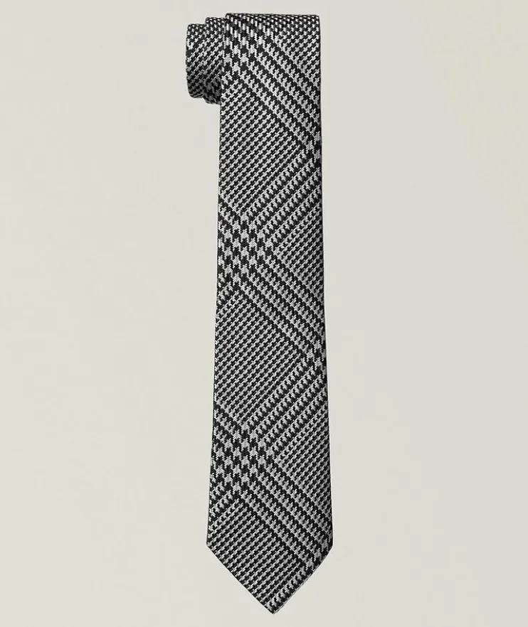 Neat-Print Silk Tie