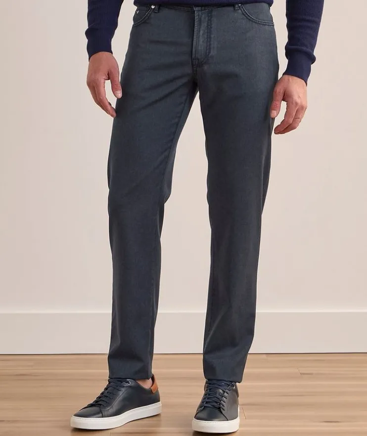 Neranom Virgin Wool Garment-Dyed Pants