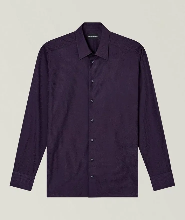 New York Micro-Jacquard Dress Shirt