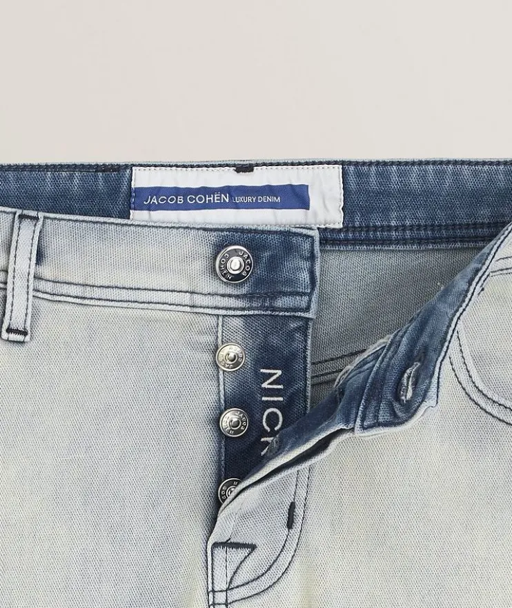 Nick Acid Wash Slim-Fit Jeans