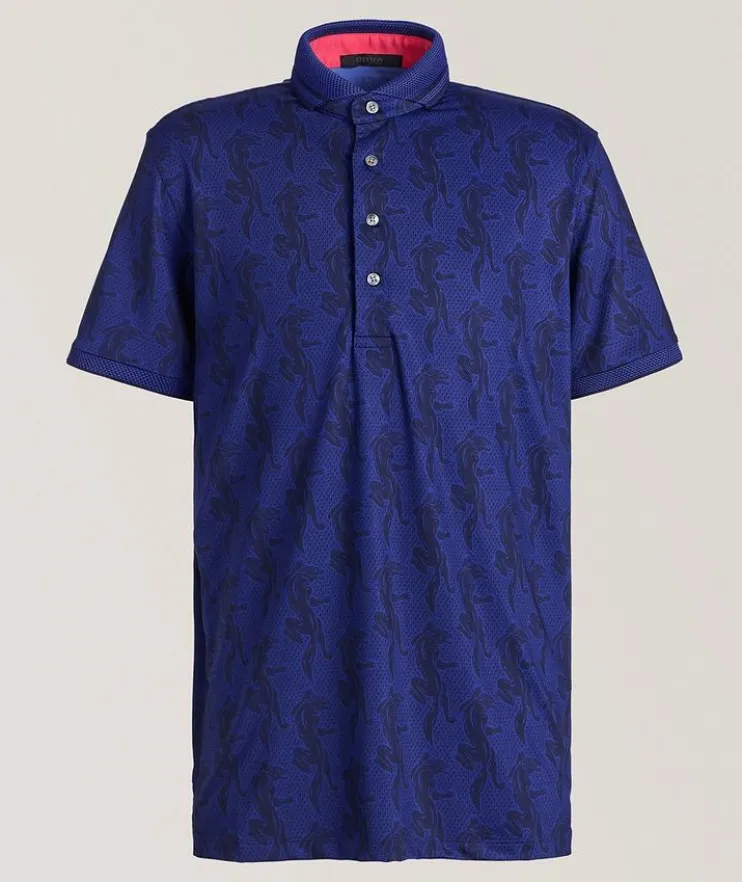 Night Prowl Printed Performance Polo