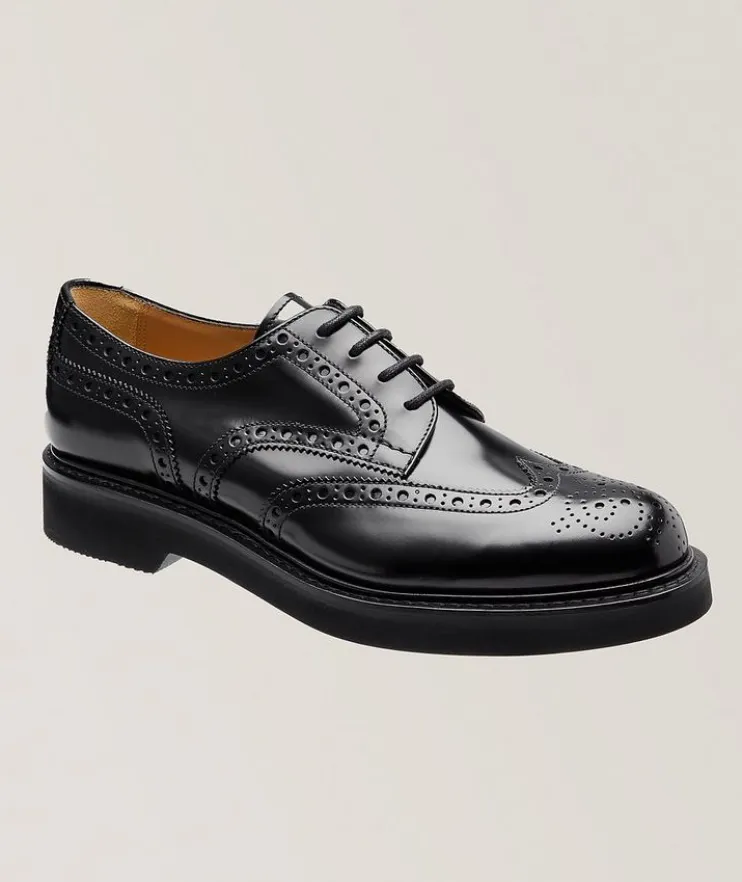 Norwich Polished Leather Wingtip Derbies